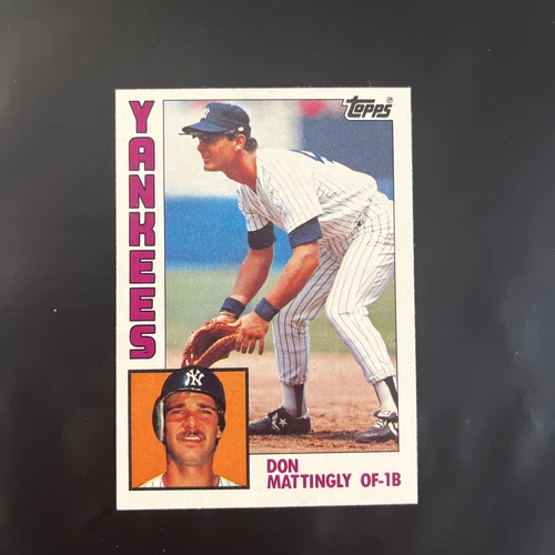 1984 Topps Set-Break #  8 Don Mattingly RC Rookie Great Eye Appeal