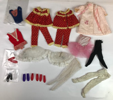 Vintage SKIPPER Blk Tag Clothing Lot 1909, 1905 Bathing Suit Wooly Pjs Shoes