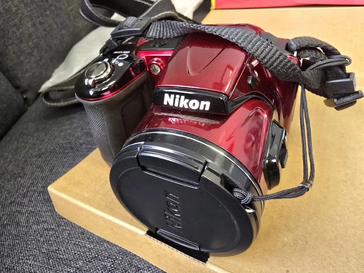 Nikon COOLPIX L830 16.0MP 34x RED Digital Camera W/box. Works Nikon COOLPIX L830 16.0MP 34x RED Digital Camera W/box. Works