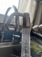 Sink Faucet Aerator Extension 1440 Degree Rotatable U Shaped 2 Mode Spray Bathro