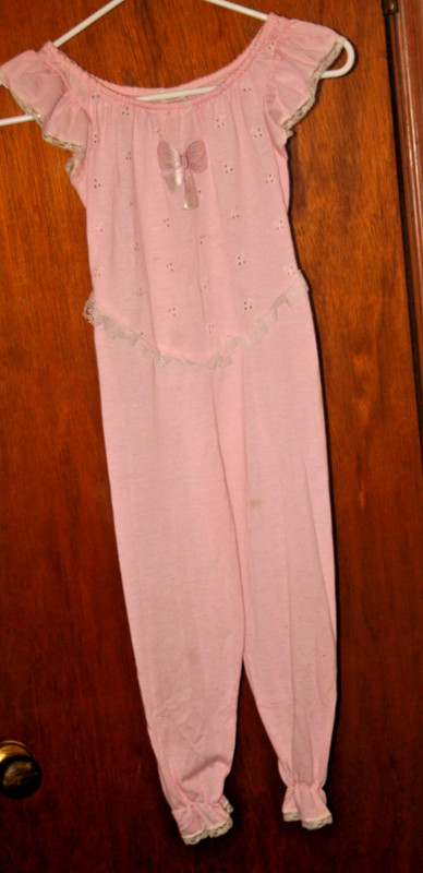 Brights Creek - Girls Sleeveless Pajama Jumpsuit -  Size Child 6