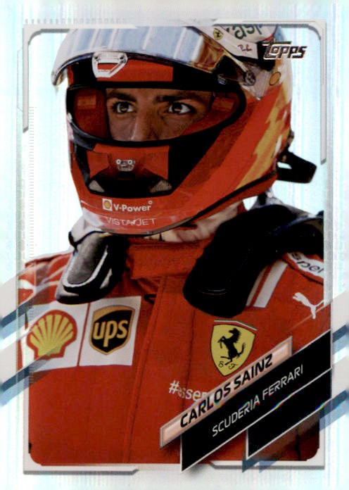 2021 Topps Chrome Formula 1 #12 Carlos Sainz Refractor