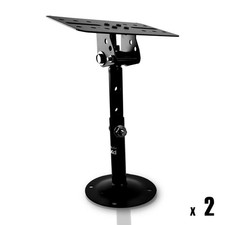 Dual Wall / Ceiling Speaker Mounts,Universal Mounting Holder Stands for Speakers