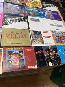 Lotto 50 Libretti Istruzioni NES per Nintendo Mega Man Zelda Castlevania