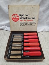 Mac Tools 6pc Torx Screwdriver Set In Original Box T10 T15 T20 T25 T27 T30