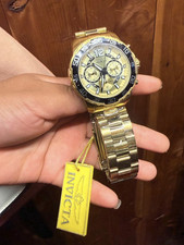 Invicta Mens Chronograph Quartz Gold Tone 48m...