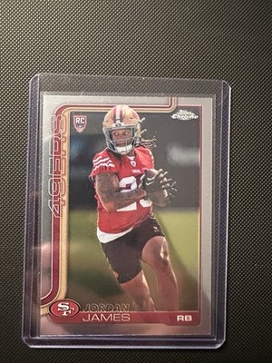 2025 Topps Chrome Jordan James San Francisco 49ers Rookie #RA-JJ