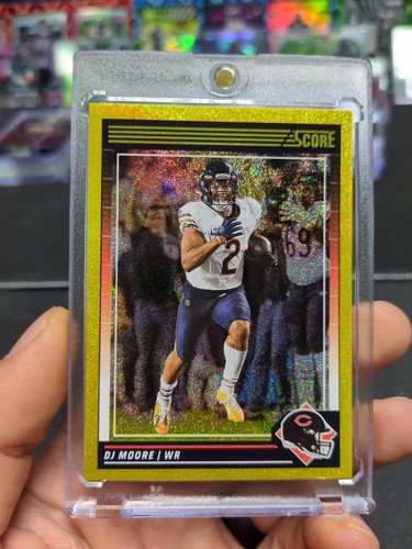 DJ D.J. Moore 2024 Panini Score Gold SP Insert Card #'D /240 #46 Bears NFL