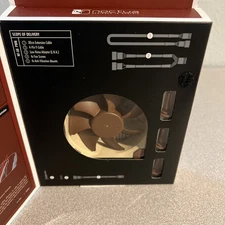 Noctua NF-A8 PWM Computer case Fan 80mm Beige, Brown. Used In Box