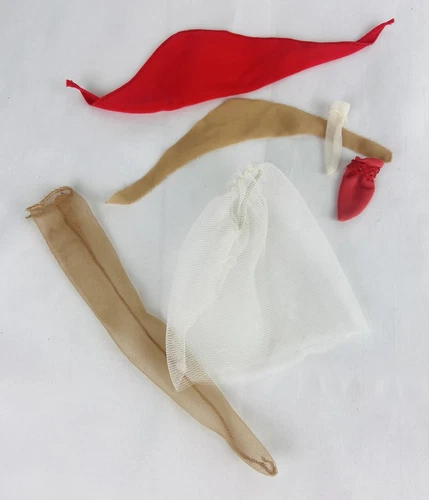 VTG Barbie Clone Doll Accessories Replacements Delicates Stocking Kerchief Slip