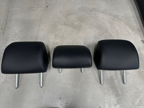 2010-2014 VOLKSWAGEN JETTA REAR SEAT HEADREST SET LEATHER OEM BLACK 🔥🚙