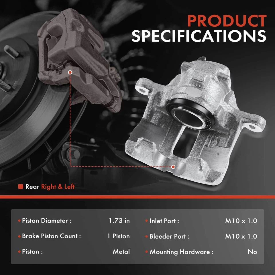 Pinza de freno trasera izquierda y derecha 2 piezas para Land Rover Range Rover Discovery 99-04 Foto 2 de 4