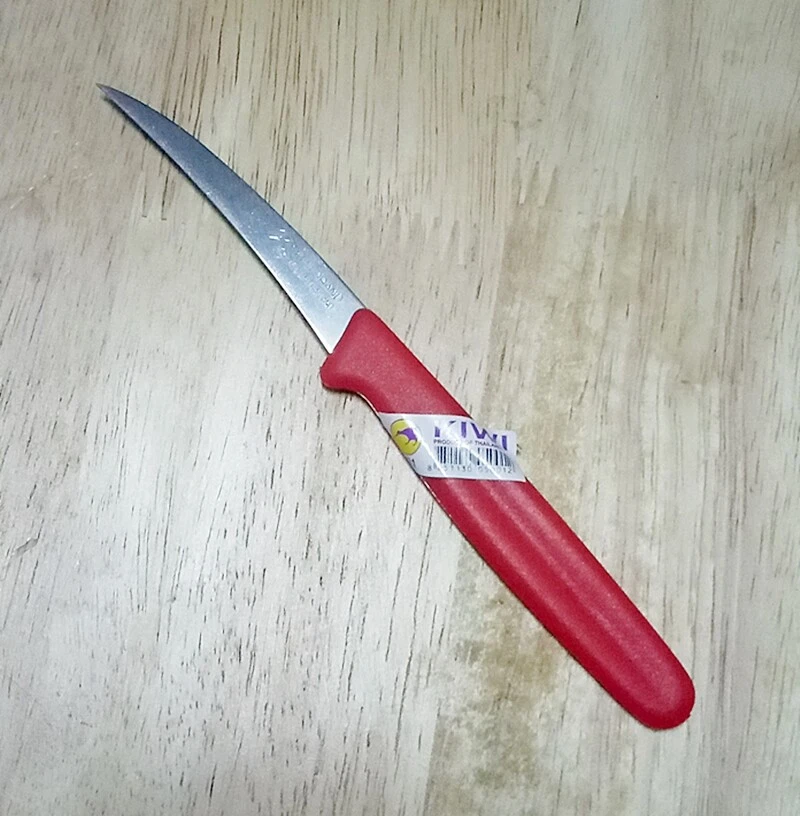 1 шт. резной нож КИВИ из нержавеющей стали для рукоделия резки фруктов овощей тайской еды, 001 - Изображение 3 из 4