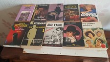 POLICIER  FICTION  LOT  C    de 10   LIVRES   AUTEURS ET ED  DIVERSES  TBE