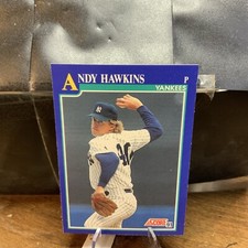 1991 Score New York Yankees Baseball Card #47 Andy Hawkins