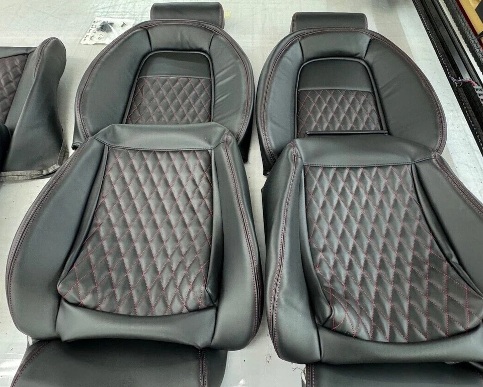 Kit de tapicería de asiento Ford Mustang 1987-1993 (kit completo F/R) Foto 4 de 4