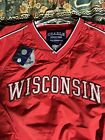 Wisconsin Badgers Pullover Windbreaker Long Sleeve Size Large New With Tags 