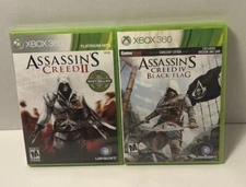 LOT OF 5 Assassin's Creed I, II, III, Brotherhood & Black Flag In Good Condition