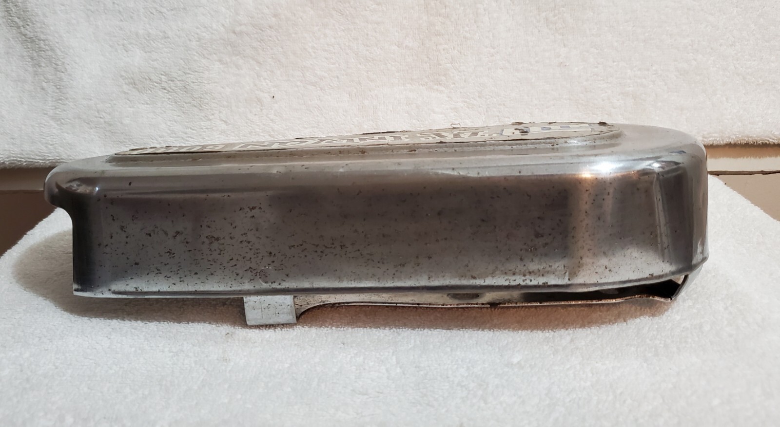 Vintage Lil Indian Mini Bike Chain Guard Original Chrome Minibike Clutch Cover eBay