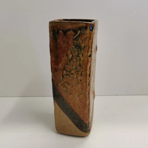 ceramic cylinder Vase art studio