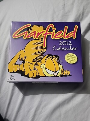 2012 Garfield Day To Day Calender New In Box Andrews McMeel Publishing Jim Davis