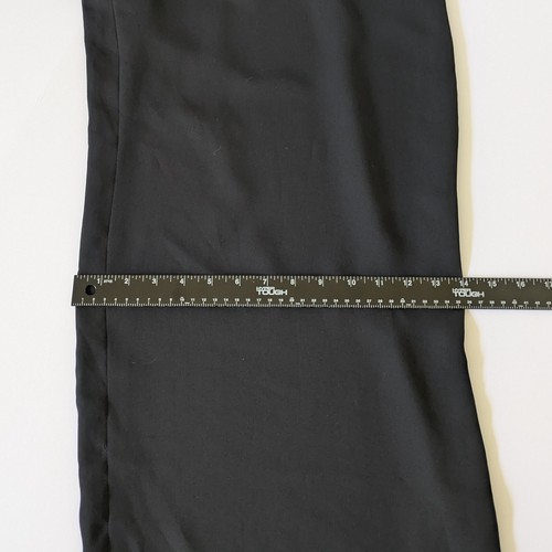 Gianni Sport schwarz Polyester Krepp weites Bein hohe Taille Hose GR 16 NOS 32" Taille - Bild 14 von 14