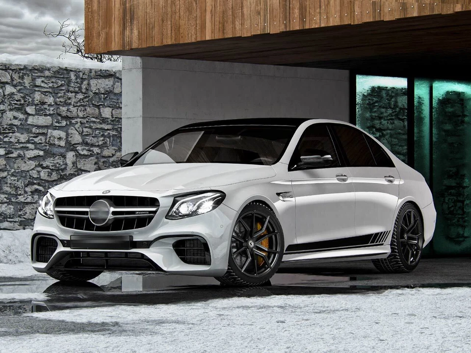 Calcomanías laterales Edition One Sport rayas para Mercedes W213 Clase E E63S 2016-2023 Foto 2 de 4