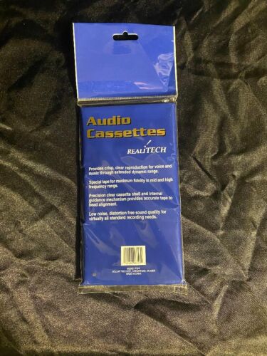 Blank Cassette Tapes Realitech 60 Minutes Brand New and Sealed! - Picture 3 of 4