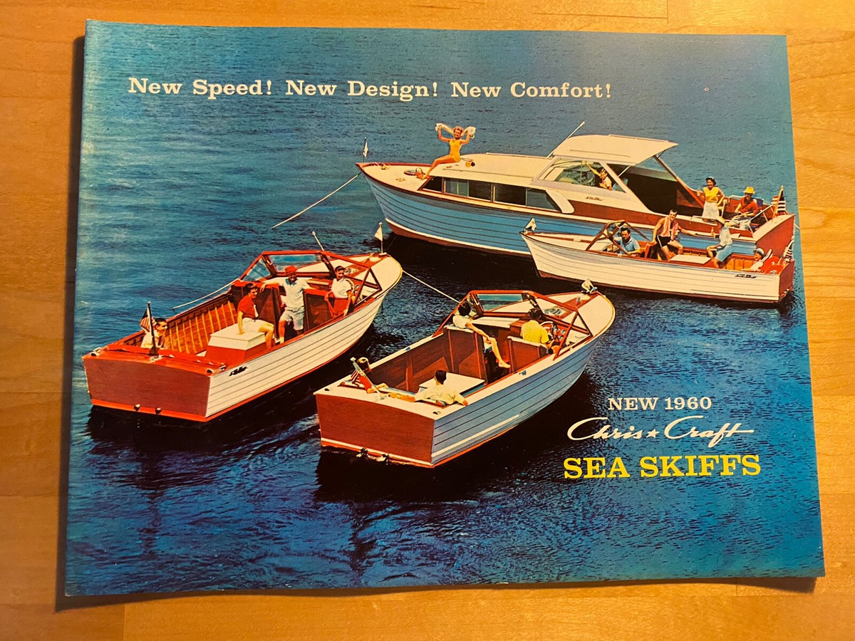 Chris Craft 1960 Sea Skiff Vintage Boat Brochure / Catalog | eBay