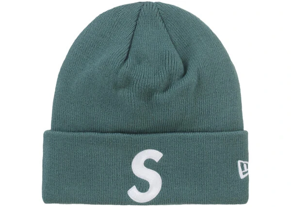 Taille OS   Bonnet Supreme New Era S Logo (FW24) vert (FW24) vert 