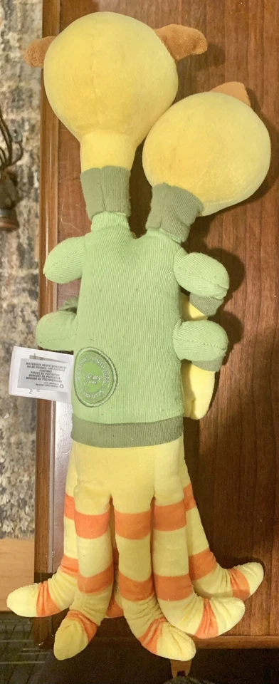 Muñeca de peluche de dos cabezas Terri and Terry Perry Disney Pixar Monsters Inc University Foto 2 de 3