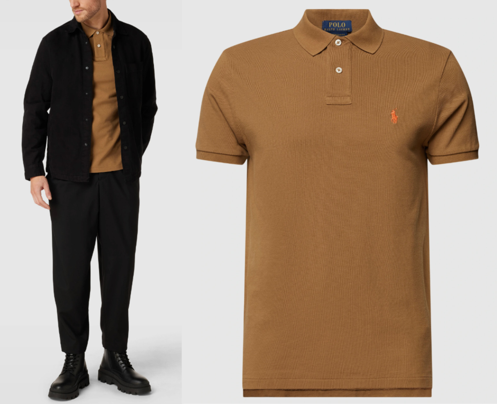 Polo Ralph Lauren Polo Shirt Custom Slim Fit Pony Shirt T-Shirt M