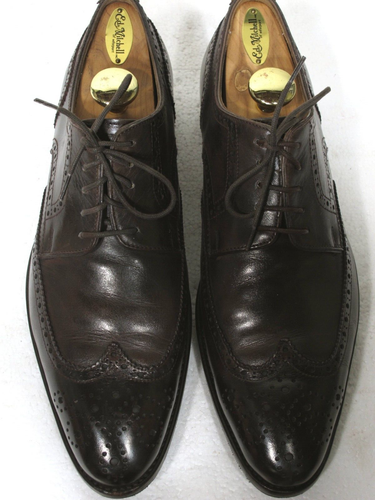 Prime Schuhe Handmade in Germany braun Wingtip Brogue Goodyear 9,5 UK 10,5 11 US - Bild 2 von 10