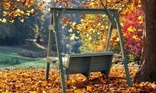 Hollywoodschaukel Gartenschaukel Holz Schaukelbank Hängeschaukel Doppelschaukel