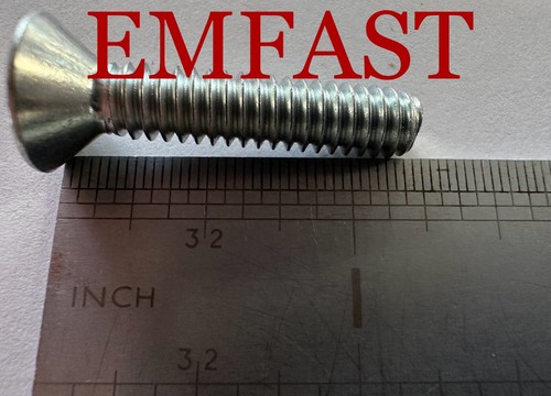 6/32 8/32 10/24 3/16 1/4 x various unc countersunk socket screws steel allen key - Picture 6 of 40