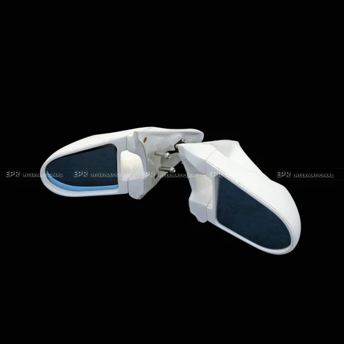 For Mazda RX7 FC3S LHD FRP Unpainted 2pcs Rearview Rear View Mirror Trim Mirrors
