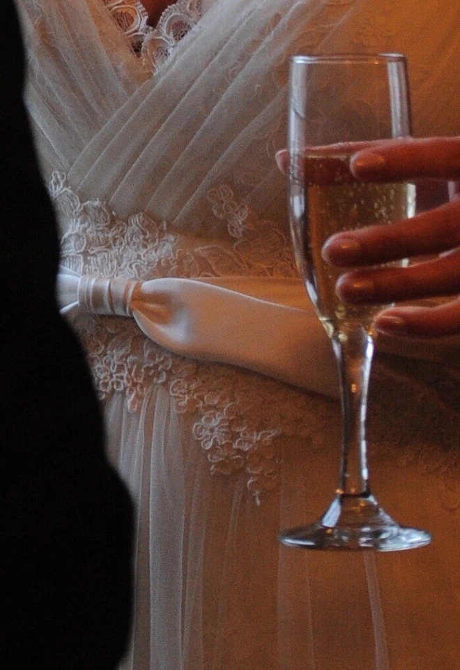 Vestido de novia Lusan Mandongus M (6-8 usado en excelente estado) Foto 2 de 4