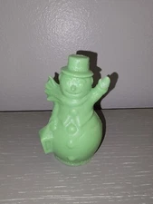 Rare Universal Studios Orlando Green Snowman Figure Mold-A-Rama