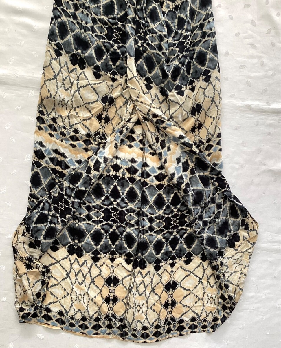 NWT Zara printed Midi chiffon Skirt w/ twisted knotted front