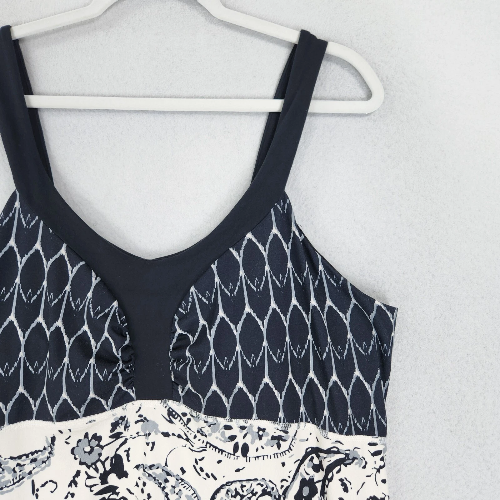 OFF WHITE The North Face Vestito Donna Extra Large Nero Off White Paisley Tennis Atletico