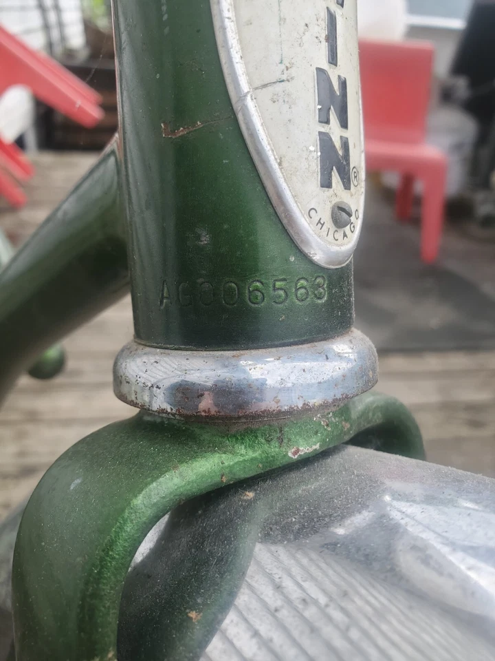 *RARO* 1971 Bicicleta Green Chicago Schwinn Typhoon 20" 🚲 - Imagem 3 de 4