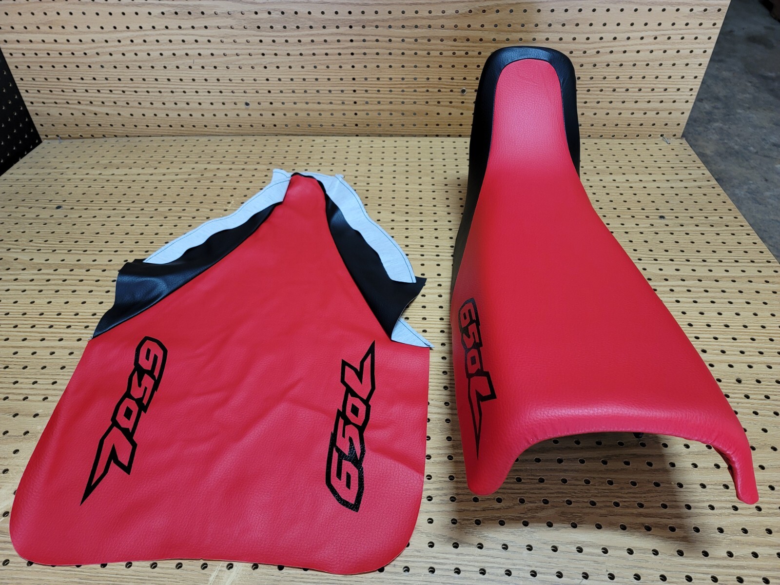 HONDA XR650L SEAT COVER 1998 MODEL (RED AND BLACK) (H*426) eBay