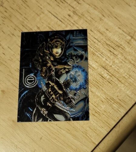 Vintage trading card Women Of Chaos Emm Armor Lady Death Chromium Mercenary #99 - Picture 1 of 2