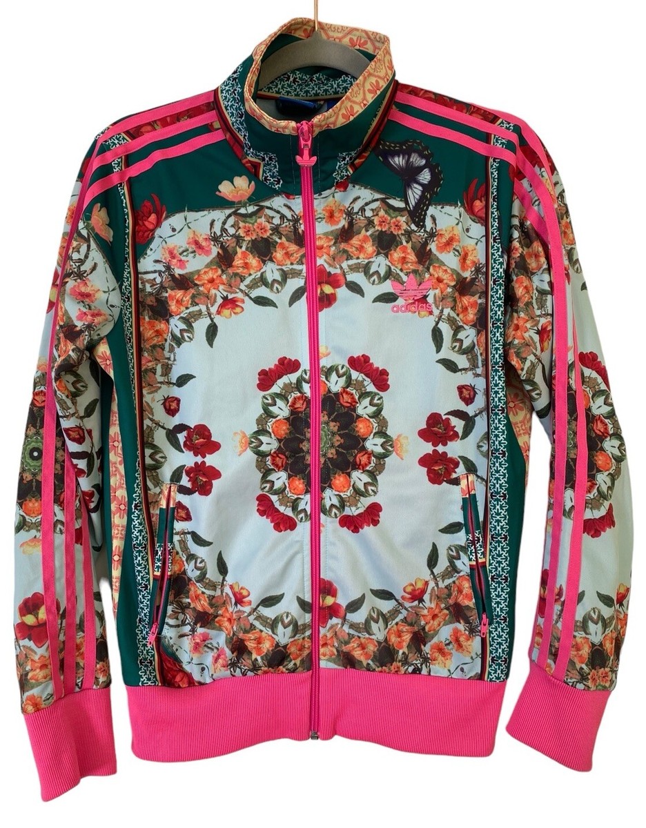 【美品】adidas Originals × FARM BORBOFLOR Veste de survêtement Adidas Originals X Farm Rio Borboflor