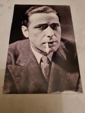 Postcard. Actor Actress. Humphrey Bogart. 1950s. Vintage