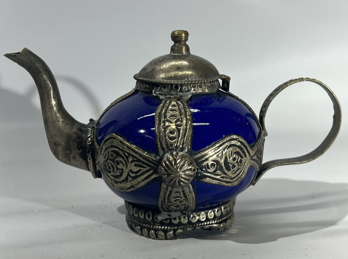 TEA＠　0417 Amazon.com | Vintage Zinc Alloy Tea Set, Rustproof Silver