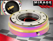 For Audi 6-Bolt Pattern Mounting Lock Release Quick Release Steering Wheel Kit