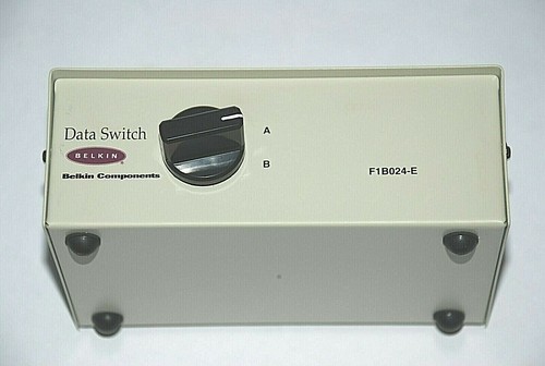 BELKIN Rotary 2 Port Data Transfer Switch F1B024-E Serial Parallel Printer Hub - Afbeelding 13 van 14