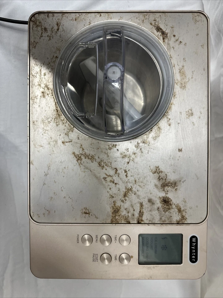 Máquina para hacer helados y yogur Whynter automática 2 cuartos con Compre Incorporado... Foto 2 de 4