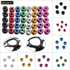 5pc MTB Road Bike Chainring Bolts Single/Double Speed 6.5/8.5mm Screws Aluminum